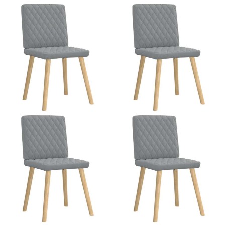 Sillas de comedor 4 unidades tela gris claro von , Essstühle - Ref: Foro24-3315221, Preis: 199,30 €, Rabatt: %
