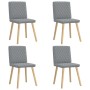 Sillas de comedor 4 unidades tela gris claro von , Essstühle - Ref: Foro24-3315221, Preis: 199,30 €, Rabatt: %