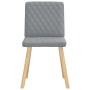Sillas de comedor 4 unidades tela gris claro von , Essstühle - Ref: Foro24-3315221, Preis: 199,30 €, Rabatt: %