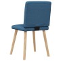 Sillas de comedor 4 unidades tela azul by , dining chairs - Ref: Foro24-3315282, Price: 200,74 €, Discount: %