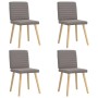 Sillas de comedor 4 unidades tela taupe von , Essstühle - Ref: Foro24-3315280, Preis: 198,39 €, Rabatt: %