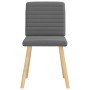 Sillas de comedor giratorias 4 unidades tela gris oscuro de , Sillas de comedor - Ref: Foro24-3315275, Precio: 200,74 €, Desc...