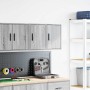 Armarios de pared 2 uds para garaje madera gris sonoma by , Armarios industriales - Ref: Foro24-860618, Price: 41,12 €, Disco...