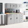 Armarios de pared 2 uds para garaje madera gris sonoma by , Armarios industriales - Ref: Foro24-860618, Price: 41,12 €, Disco...