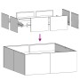 Jardinera 80x80x30 cm de acero galvanizado von , Töpfe und Pflanzgefäße - Ref: Foro24-860806, Preis: 50,00 €, Rabatt: %