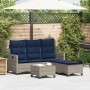 Set de sofás de jardín en forma de L con cojines 3 pzas gris by , Garden sets - Ref: Foro24-3328644, Price: 388,49 €, Discoun...
