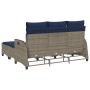 Set de sofás de jardín en forma de L con cojines 3 pzas gris by , Garden sets - Ref: Foro24-3328644, Price: 388,49 €, Discoun...