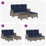 Set de sofás de jardín en forma de L con cojines 3 pzas gris by , Garden sets - Ref: Foro24-3328644, Price: 388,49 €, Discoun...