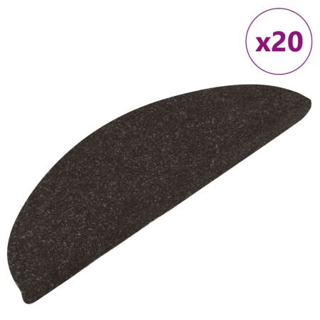 Alfombrilla autoadhesiva escalera 20 uds negro 65x22,5x3,5 cm de , Alfombrillas para escalones - Ref: Foro24-3365906, Precio:...