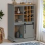Vinoteca HALDEN con botelleros y puerta corredera gris pino by , Wine and liquor cabinets - Ref: Foro24-4018447, Price: 259,2...
