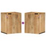 Armario colgante baño madera maciza mango marrón 38x33,5x48 cm von , Badezimmermöbel - Ref: Foro24-4017740, Preis: 82,38 €, R...