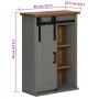 Armario colgante HALDEN con puerta corredera 49x22,5x70 cm gris von , Küchenschränke - Ref: Foro24-4018439, Preis: 89,09 €, R...