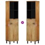 Mueble de baño de madera maciza de mango marrón 38x33x160 cm by , Bathroom furniture - Ref: Foro24-4017742, Price: 191,22 €, ...