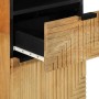 Mueble de baño de madera maciza de mango marrón 38x33x160 cm by , Bathroom furniture - Ref: Foro24-4017742, Price: 191,22 €, ...