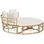 Tumbona cama de jardín sin capota de ratán sintético by , Outdoor beds - Ref: Foro24-4108237, Price: 316,78 €, Discount: %