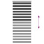 Estor cebra negro 115x230 cm tejido ancho 110,9 cm poliéster by , Blinds and blinds - Ref: Foro24-4014290, Price: 32,52 €, Di...