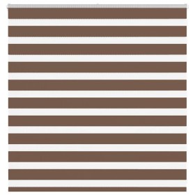 Estor cebra marrón 145x100 cm tejido ancho 140,9 cm poliéster by , Blinds and blinds - Ref: Foro24-4014322, Price: 24,91 €, D...