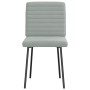Sillas de comedor 4 unidades terciopelo gris claro von , Essstühle - Ref: Foro24-3315256, Preis: 165,99 €, Rabatt: %