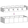 Jardinera 200x80x40 cm Acero inoxidable von , Töpfe und Pflanzgefäße - Ref: Foro24-860756, Preis: 166,53 €, Rabatt: %