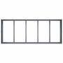 Jardinera acero gris antracita 200x80x40 cm von , Töpfe und Pflanzgefäße - Ref: Foro24-860754, Preis: 122,15 €, Rabatt: %
