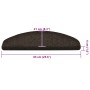 Alfombrilla autoadhesiva escalera 30 uds marrón oscuro by , Stair mats - Ref: Foro24-3365661, Price: 91,83 €, Discount: %