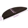 Alfombrilla autoadhesiva escalera 20 uds marrón oscuro by , Stair mats - Ref: Foro24-3365649, Price: 54,78 €, Discount: %