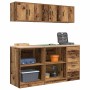Armarios 6 uds para garaje madera ingeniería antigua madera by , Armarios industriales - Ref: Foro24-3328357, Price: 293,69 €...