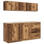 Armarios 6 uds para garaje madera ingeniería antigua madera von , Armarios industriales - Ref: Foro24-3328348, Preis: 399,98 ...