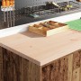 Armarios 6 uds para garaje madera ingeniería antigua madera von , Armarios industriales - Ref: Foro24-3328348, Preis: 399,98 ...