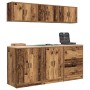 Armarios 6 uds para garaje madera ingeniería antigua madera von , Armarios industriales - Ref: Foro24-3328348, Preis: 399,98 ...