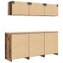 Armarios 6 uds para garaje madera ingeniería antigua madera von , Armarios industriales - Ref: Foro24-3328348, Preis: 399,98 ...