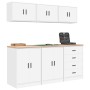 Armarios 6 uds para garaje madera de ingeniería blanco von , Armarios industriales - Ref: Foro24-3328341, Preis: 444,51 €, Ra...