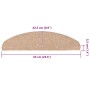 Alfombrilla autoadhesiva escalera 30 uds beige 65x22,5x3,5 cm by , Stair mats - Ref: Foro24-3365897, Price: 88,46 €, Discount: %