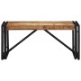 Mesa de centro 80x40x35 cm madera maciza de mango rugosa by , Coffee table - Ref: Foro24-4016676, Price: 79,65 €, Discount: %