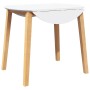 Mesa de comedor natural madera maciza roble caucho von , Küchen- und Esstische - Ref: Foro24-4102531, Preis: 160,00 €, Rabatt: %