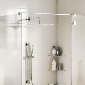 Cabezal de ducha cuadrado efecto lluvia acero inox 304 50x50 cm by , shower heads - Ref: Foro24-4103916, Price: 70,57 €, Disc...