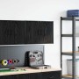 Armario de pared para garaje madera de ingeniería negra de , Armarios industriales - Ref: Foro24-860645, Precio: 54,37 €, Des...