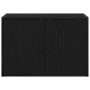 Armario de pared para garaje madera de ingeniería negra de , Armarios industriales - Ref: Foro24-860645, Precio: 54,37 €, Des...