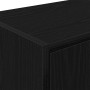 Armario de pared para garaje madera de ingeniería negra de , Armarios industriales - Ref: Foro24-860645, Precio: 54,37 €, Des...