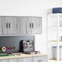 Armario de pared para garaje madera de ingeniería gris sonoma by , Armarios industriales - Ref: Foro24-860653, Price: 42,70 €...