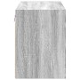 Armario de pared para garaje madera de ingeniería gris sonoma