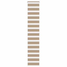 Estor cebra marrón arena tejido ancho 45,9 cm poliéster by , Blinds and blinds - Ref: Foro24-4014563, Price: 21,02 €, Discoun...