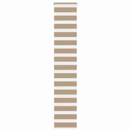 Estor cebra marrón arena tejido ancho 45,9 cm poliéster by , Blinds and blinds - Ref: Foro24-4014563, Price: 21,02 €, Discoun...