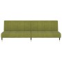 Sofá cama de 2 plazas terciopelo verde claro von , Sofas - Ref: Foro24-375877, Preis: 253,56 €, Rabatt: %