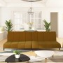 Sofá cama de 2 plazas terciopelo marrón by , Sofas - Ref: Foro24-375882, Price: 235,08 €, Discount: %