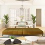 Sofá cama de 2 plazas terciopelo marrón de , Sofás - Ref: Foro24-375882, Precio: 219,02 €