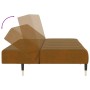 Sofá cama de 2 plazas terciopelo marrón by , Sofas - Ref: Foro24-375882, Price: 235,08 €, Discount: %