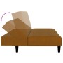 Sofá cama de 2 plazas terciopelo marrón von , Sofas - Ref: Foro24-375771, Preis: 242,36 €, Rabatt: %
