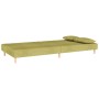 Sofá cama de 2 plazas con dos almohadas tela verde by , Sofas - Ref: Foro24-375894, Price: 245,46 €, Discount: %