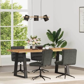 Sillas de comedor 4 unidades cuero sintético negro by , dining chairs - Ref: Foro24-3315675, Price: 250,16 €, Discount: %
